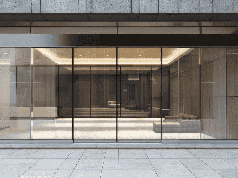Porte automatique accès PMR